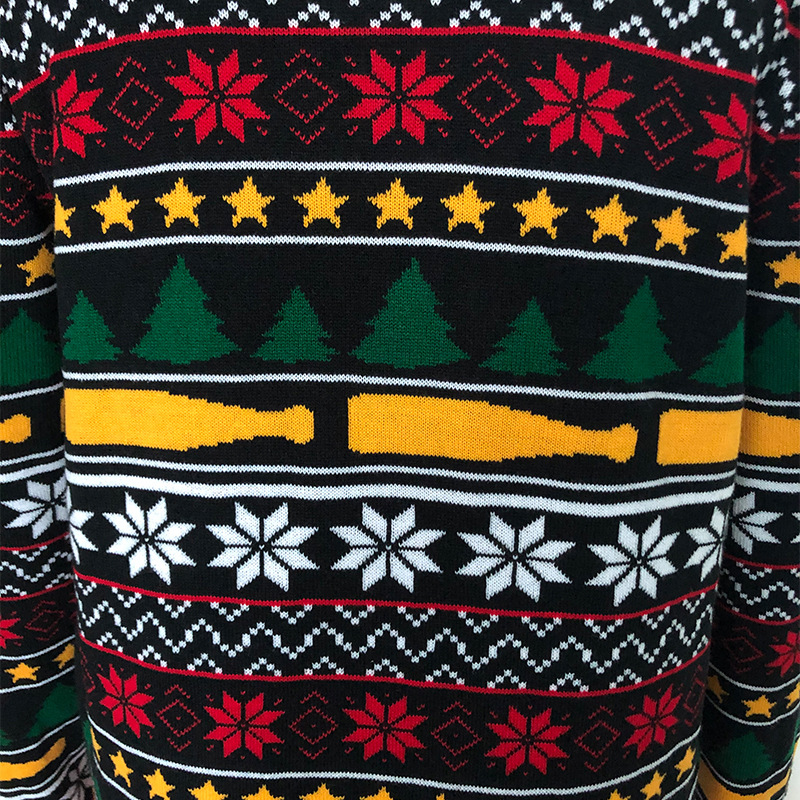 Unisex Custom Couples Christmas Pullover Sweater