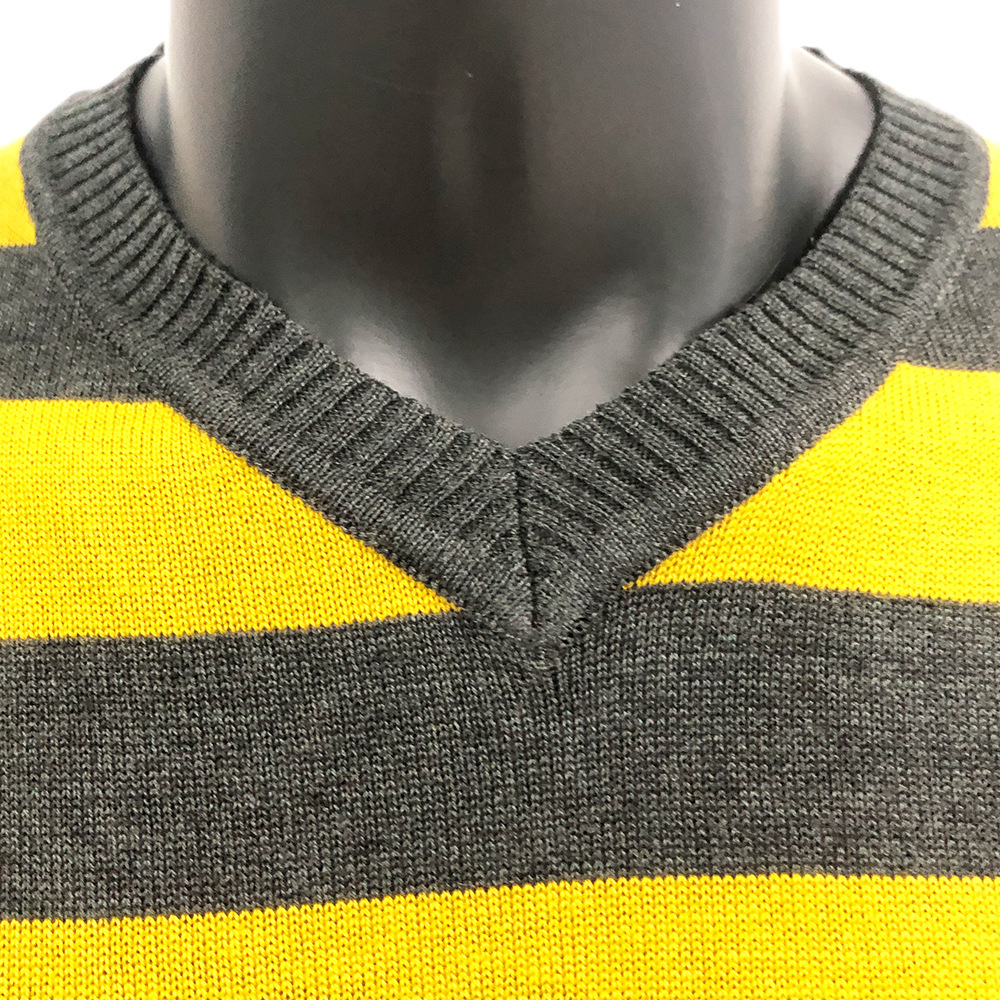 V Neck Sweater Casual Long Men