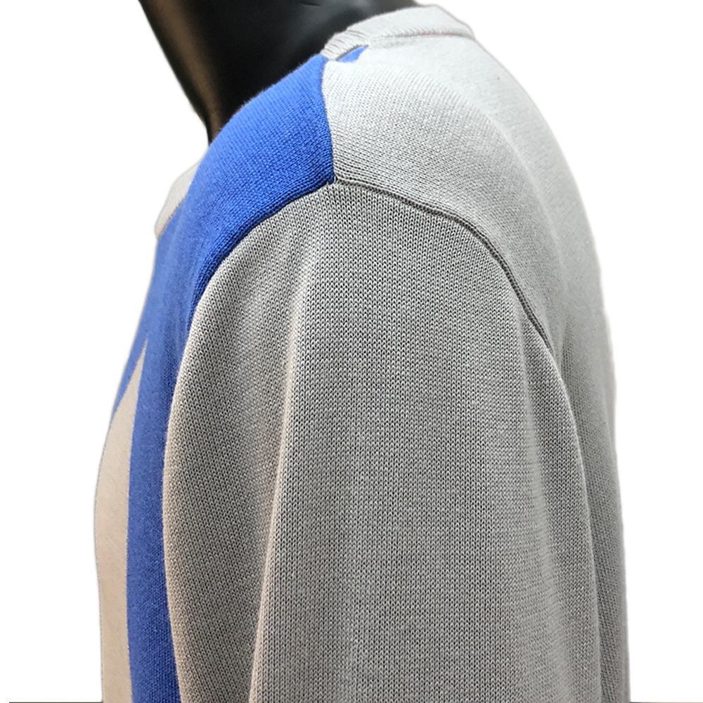 Men's Sweater Crew Neck Knit Colorblock