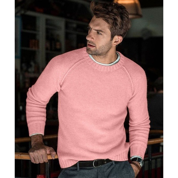 Men's Sweater Knitted Autumn Winter Pullover