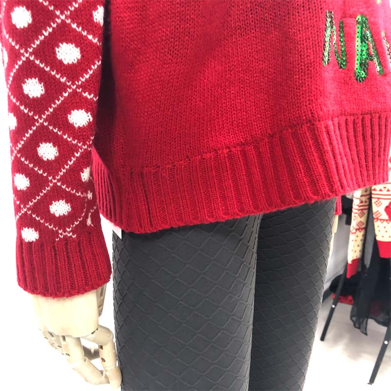 Women's Sweaters Jacquard Christmas Pullover Sweater