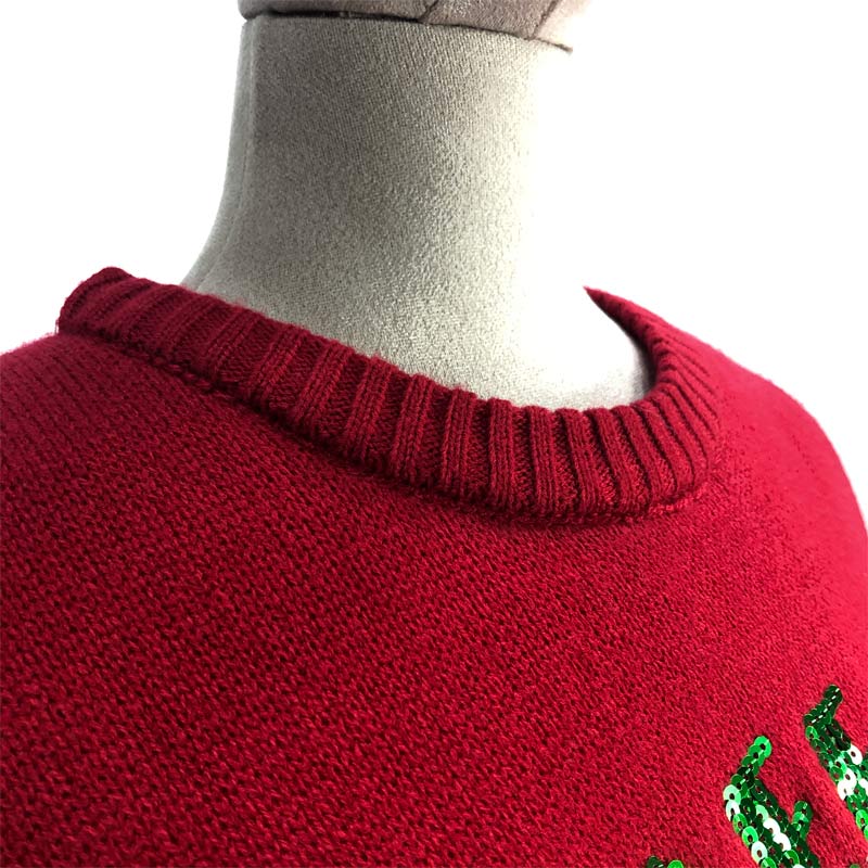 Women's Sweaters Jacquard Christmas Pullover Sweater