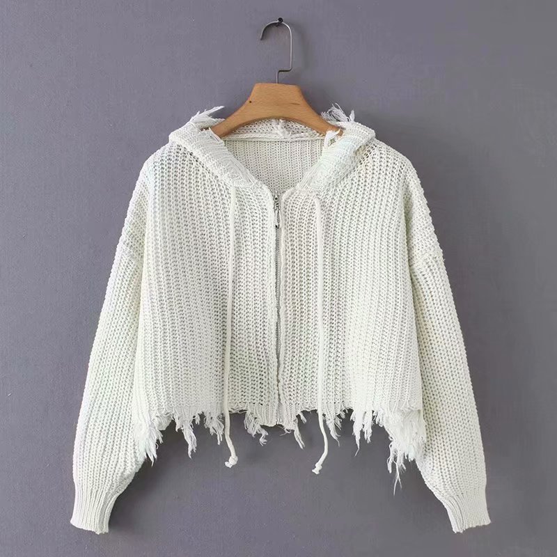 Sweater Hooded Recreational Loose Sweater Ladies