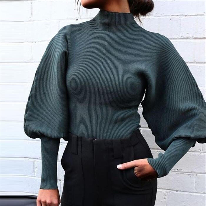 New Fashion knit warm turtleneck sweater