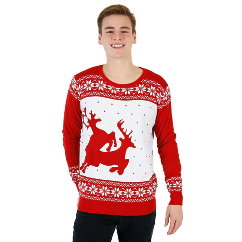 Fashion Couple Christmas Sweater Pullover