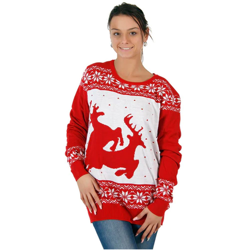 Fashion Couple Christmas Sweater Pullover