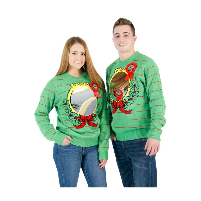 Ladies Christmas Sweater With Mirror