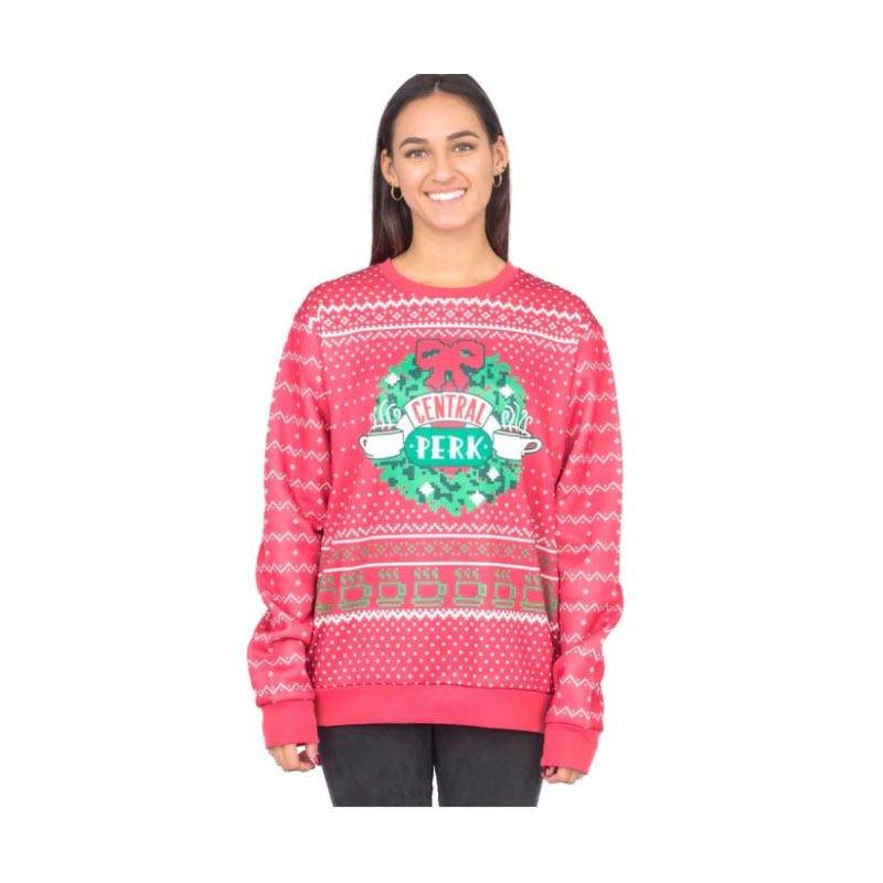 Funny Christmas Sweater Women's Wreath