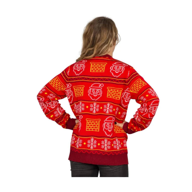 Funny Christmas Sweater Women's Jack Claus 3D