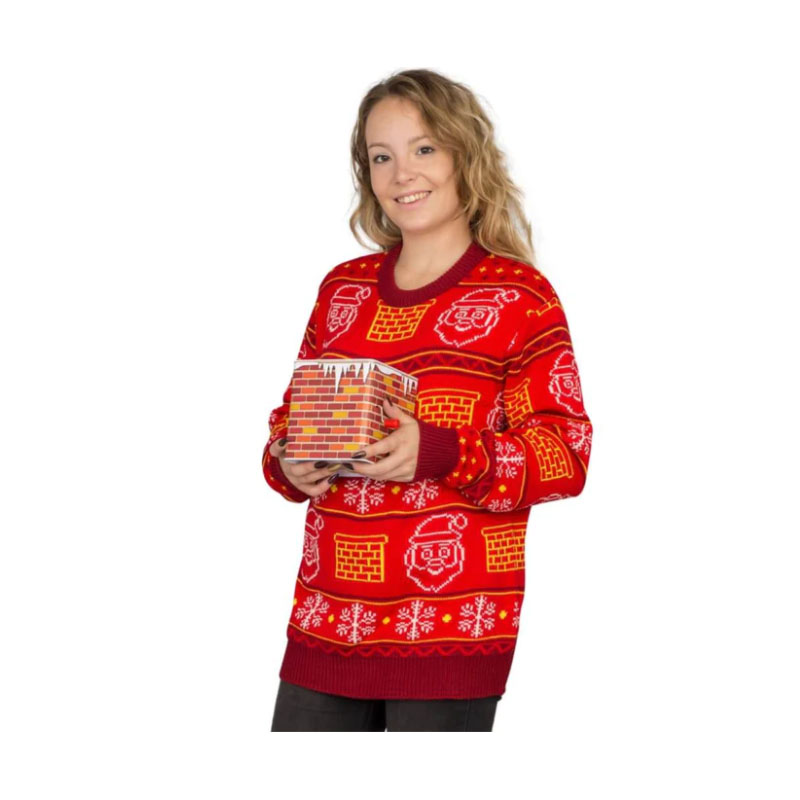 Funny Christmas Sweater Women's Jack Claus 3D