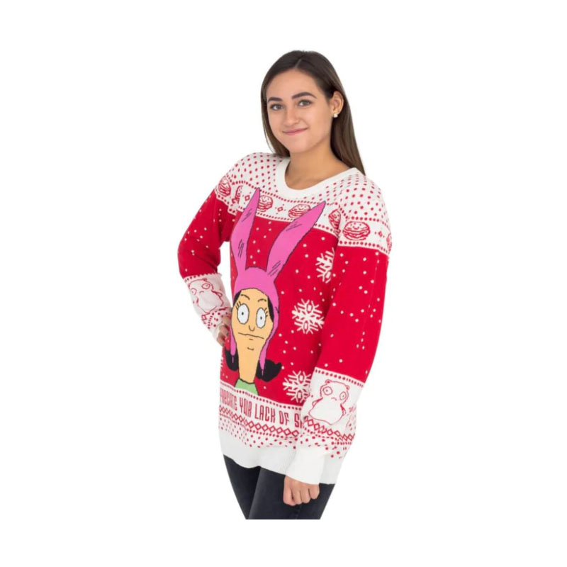 Bobs Burgers Louise Christmas Sweater Women's