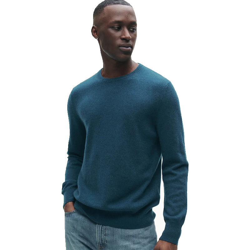 Knitting Men's Pullover Sweater Round Neck