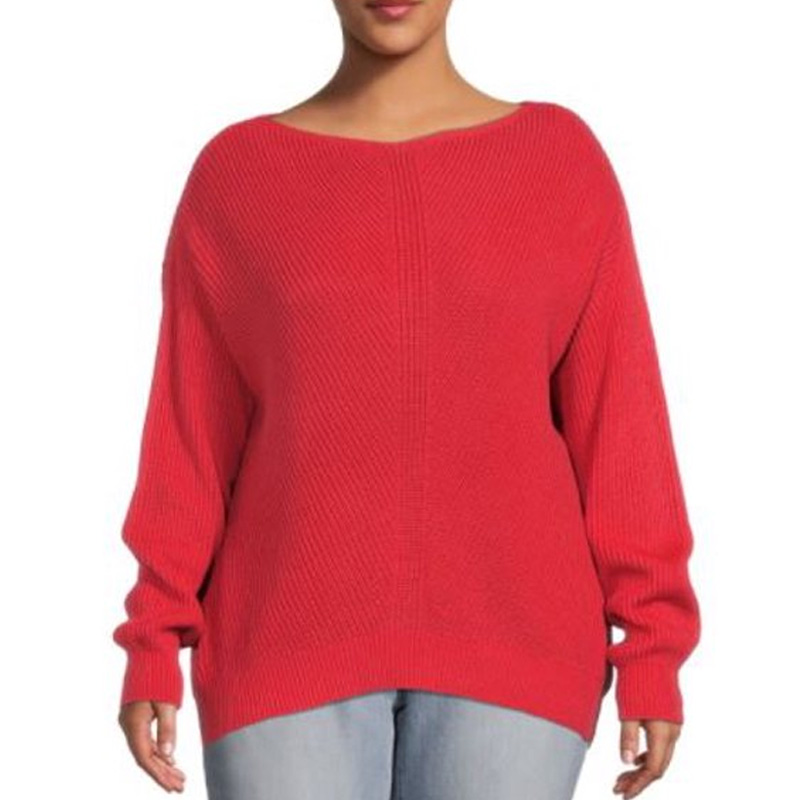 Women's Plus Size Knitting Sweater