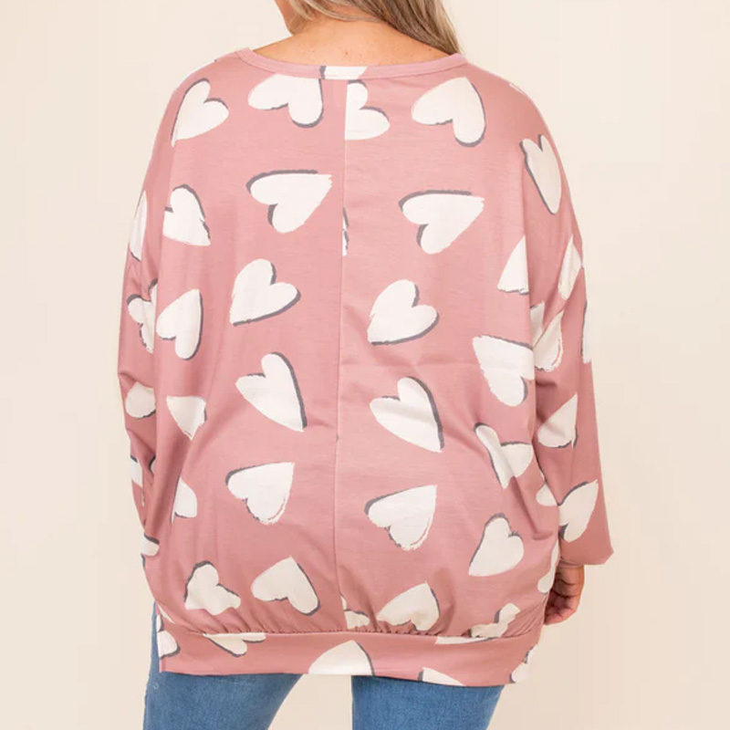 Plus Size Women's O-Neck Sweater