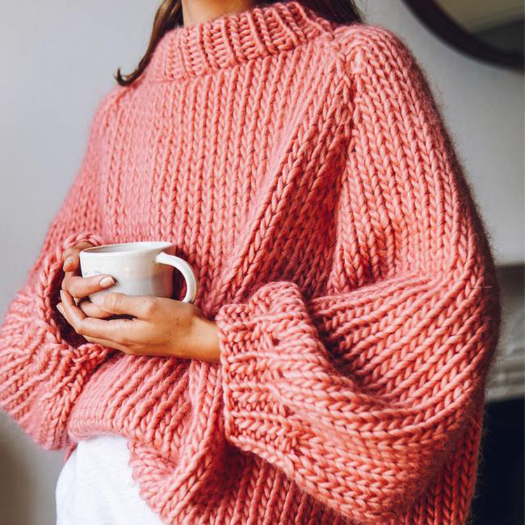 Women's Plus Size Loose Sweater