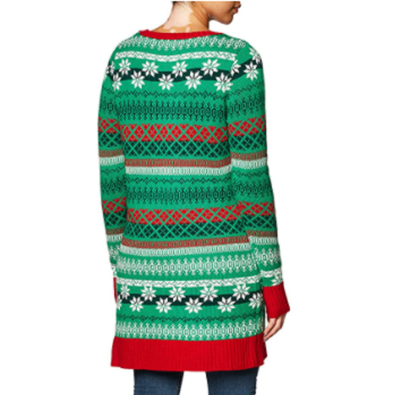 Printed Christmas Women's Pullover Sweater