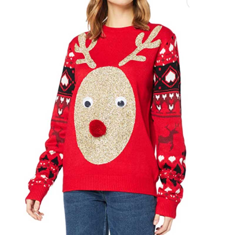 Long Sleeve Christmas Women's Pullover Sweater