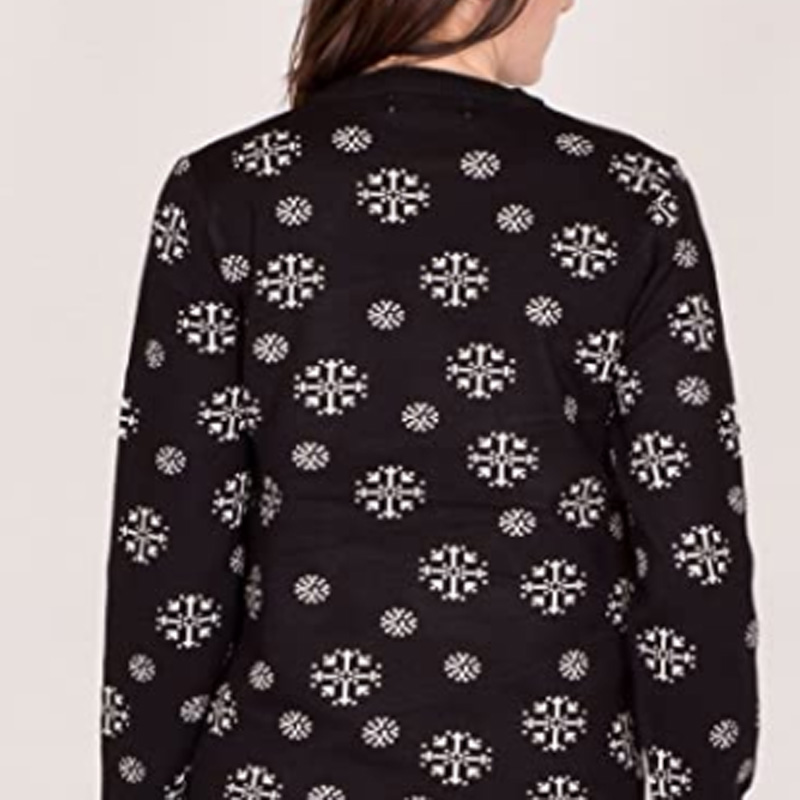 Snowflakes Women's Christmas O-Neck Jumper