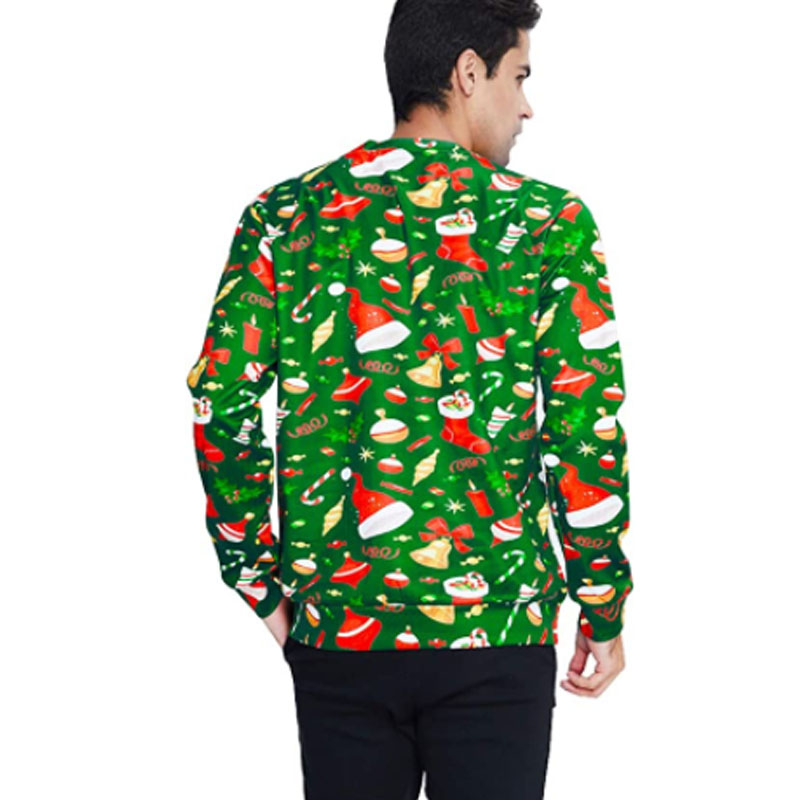 3D Men's Pullover Ugly Christmas Funny Sweatshirt