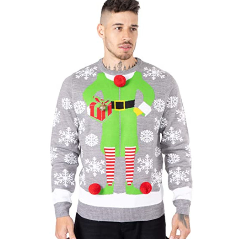 Ugly Jacquard Christmas Men's Sweater