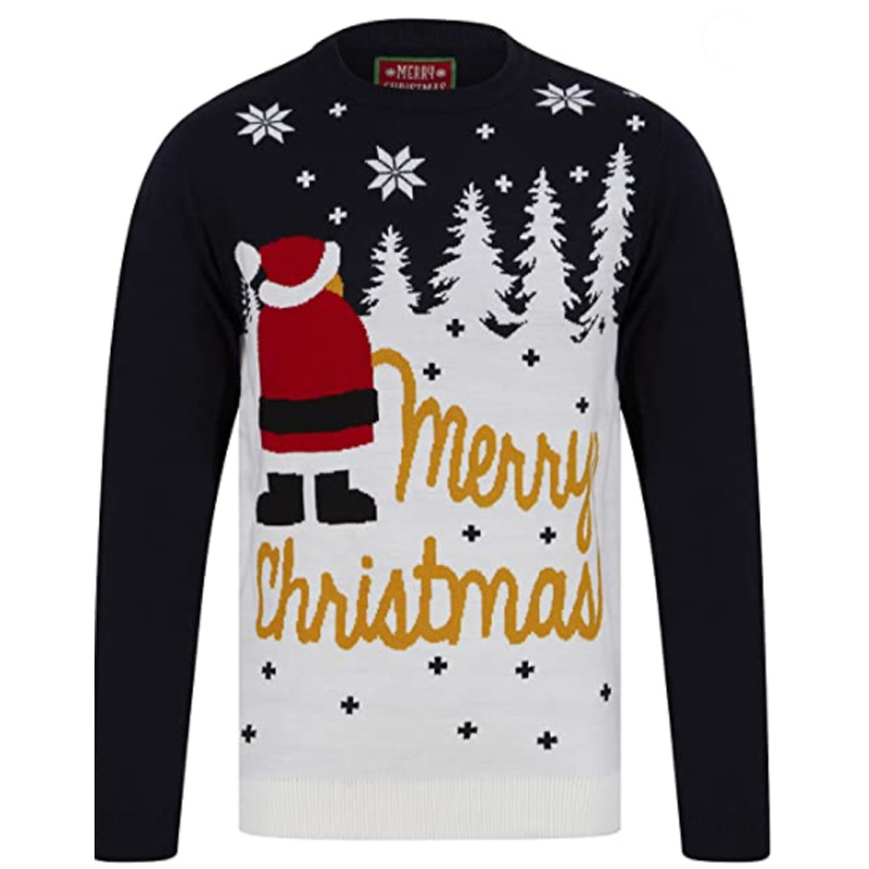 Ugly Print Christmas Men's Sweater