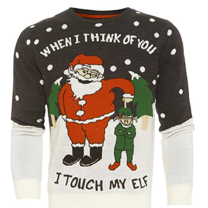 Men's Santa Elf United Christmas Jumper