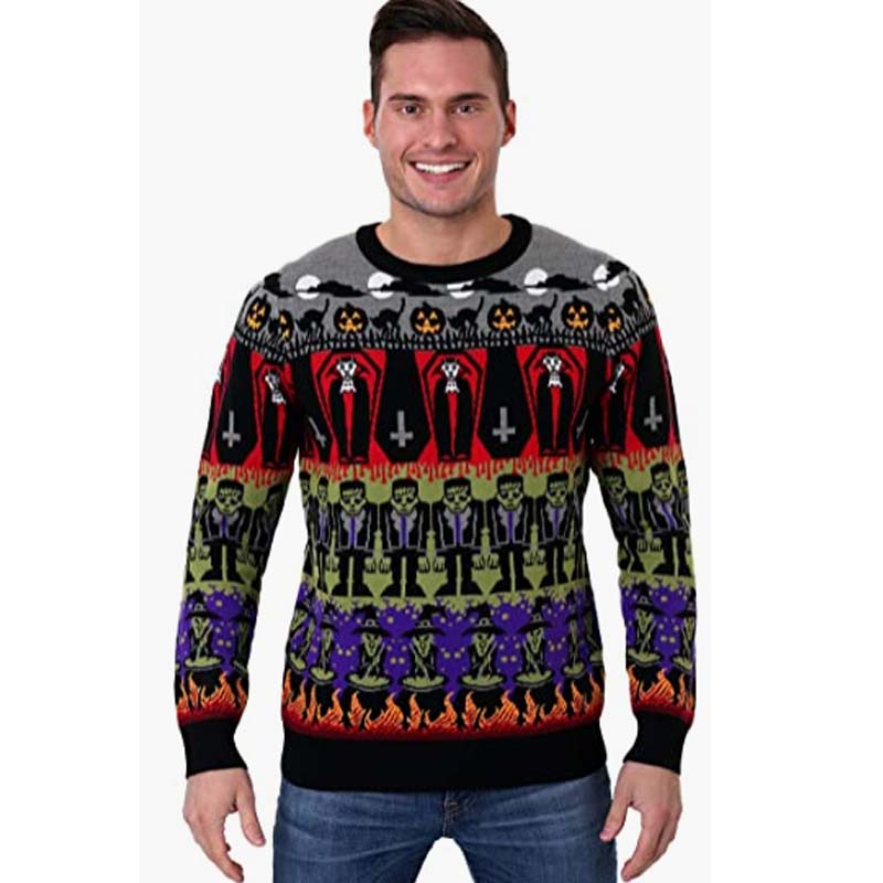 Adult Classic Horror Monster Halloween Sweater