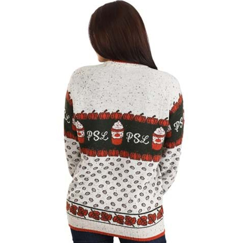 Pumpkin Spice Latte Ugly Sweater for Adults