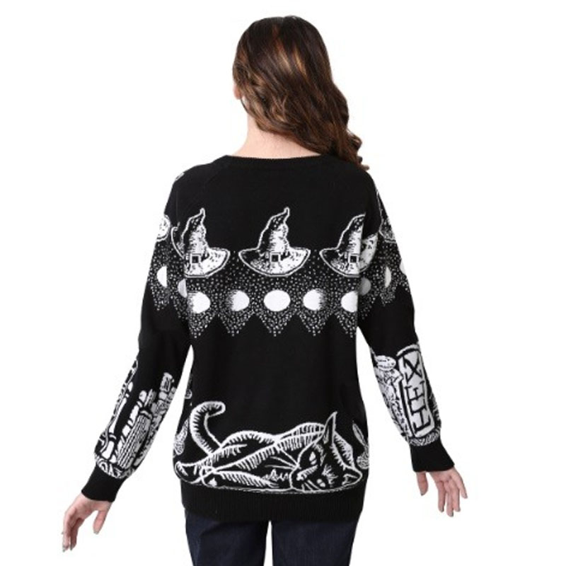 Witch Spellcraft  Adult Ugly Halloween Sweater