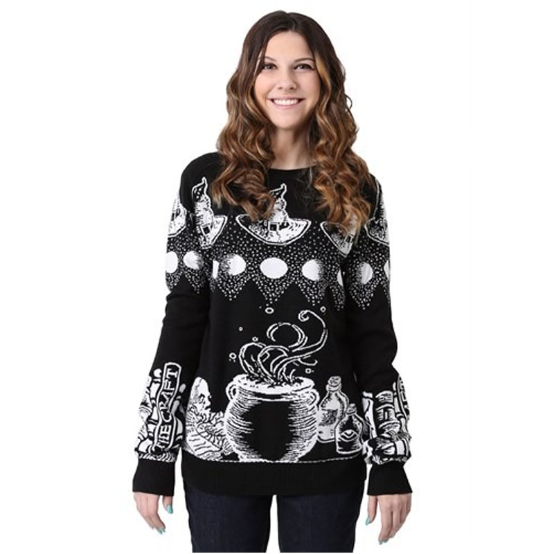 Witch Spellcraft  Adult Ugly Halloween Sweater