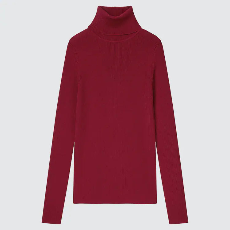 Extra Fine Merino Ribbed TurtleNeck Jumper