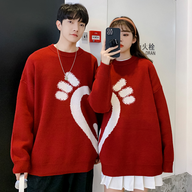 Sweater Valentine's Day Jumper Roundneck Pullover