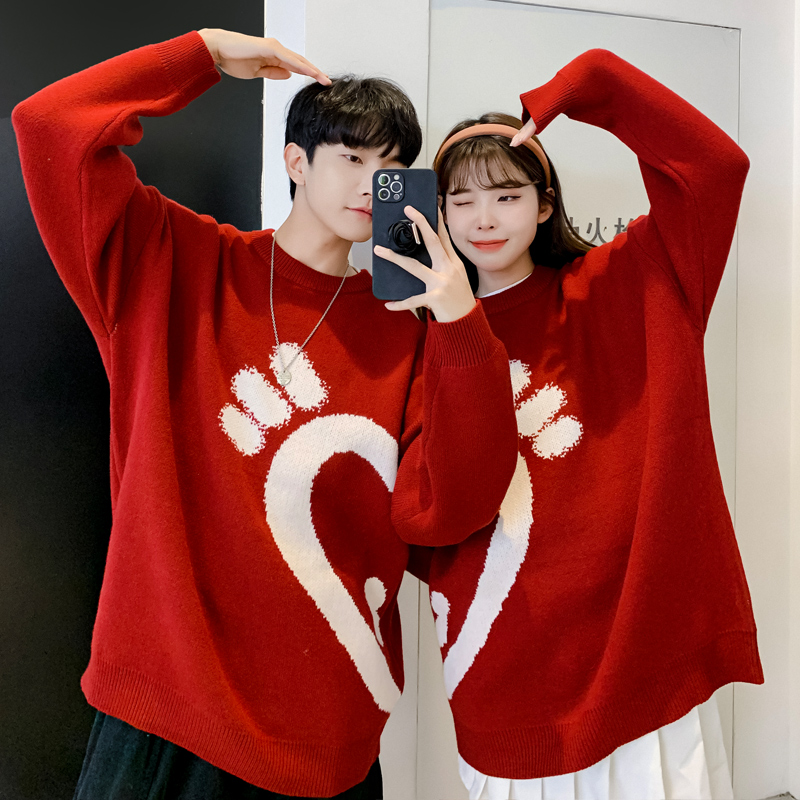 Sweater Valentine's Day Jumper Roundneck Pullover