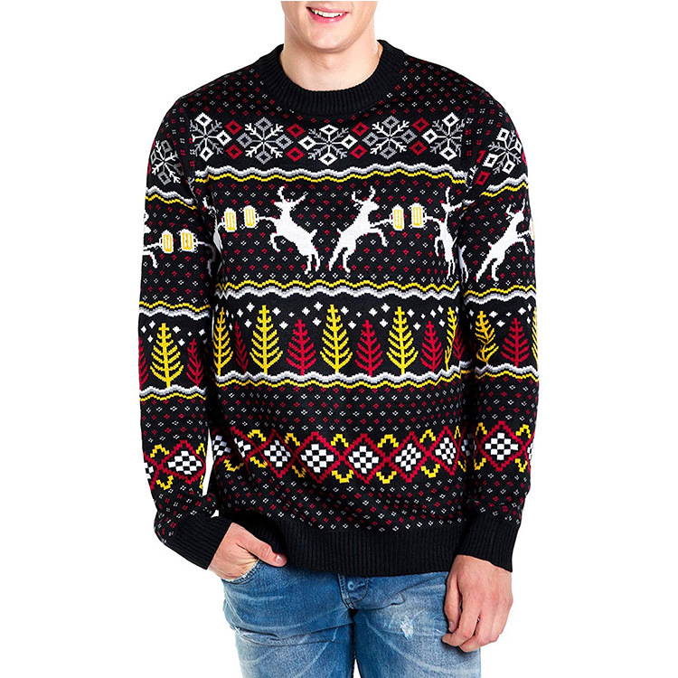 Men's Christmas Warm Jumper Vintage Sweater