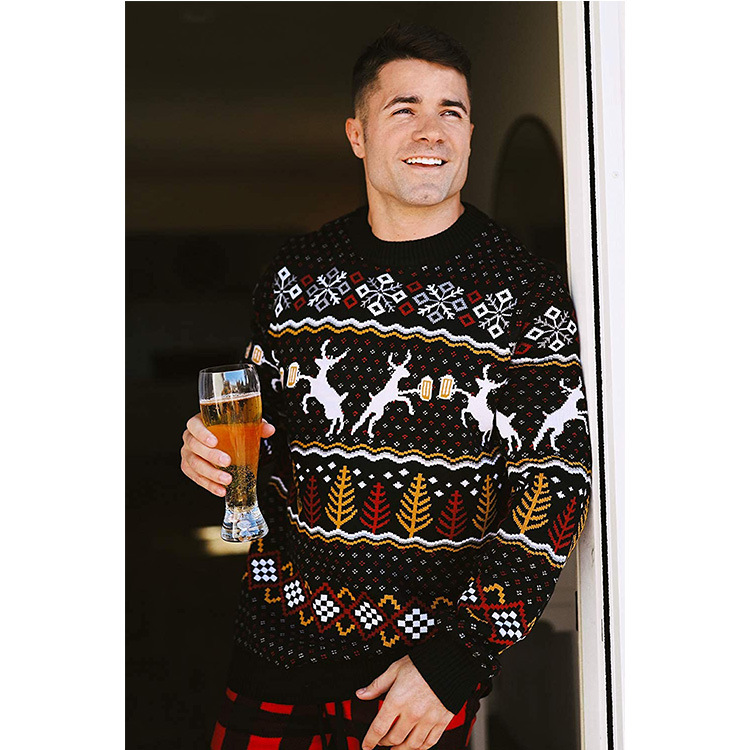 Men's Christmas Warm Jumper Vintage Sweater