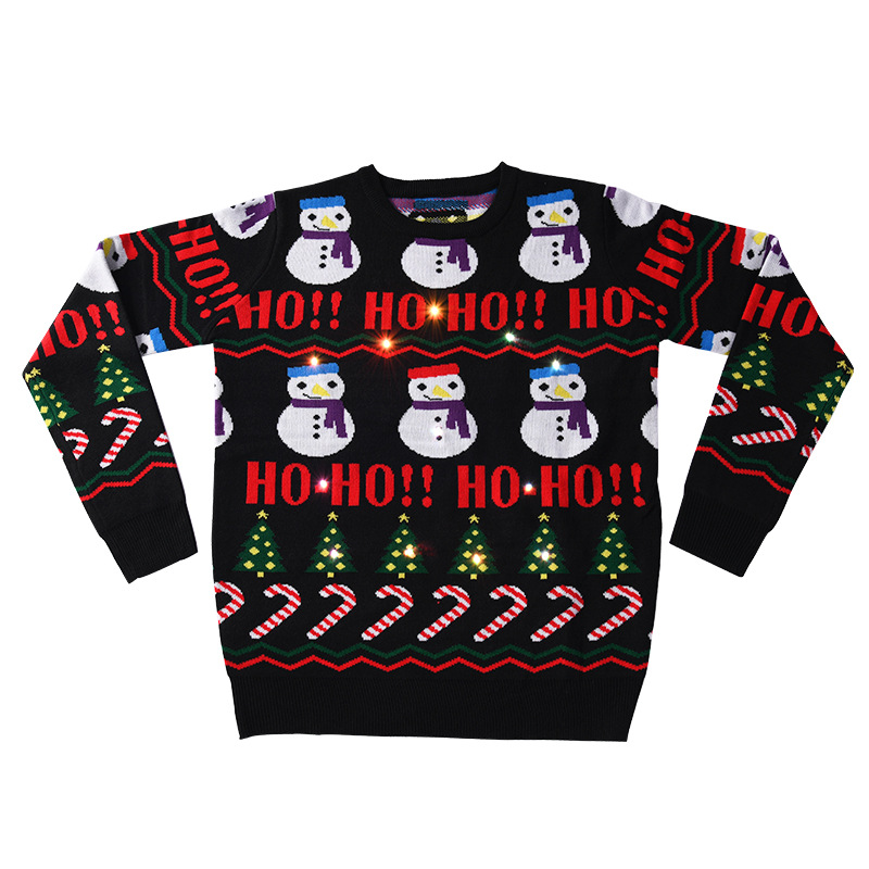 Custom Sweater LED Lights Christmas Pullover