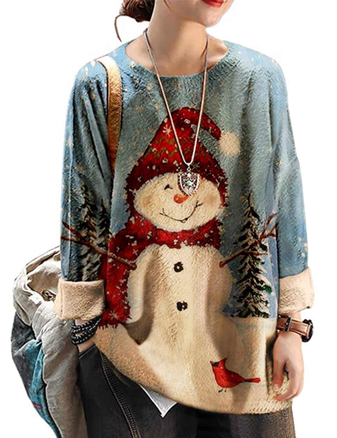 Christmas Lovely Sweater Pullover Lady