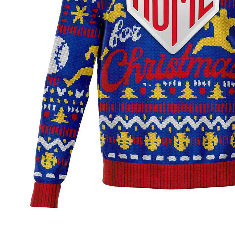 Baseball Jacquard Knitted Christmas Jumper