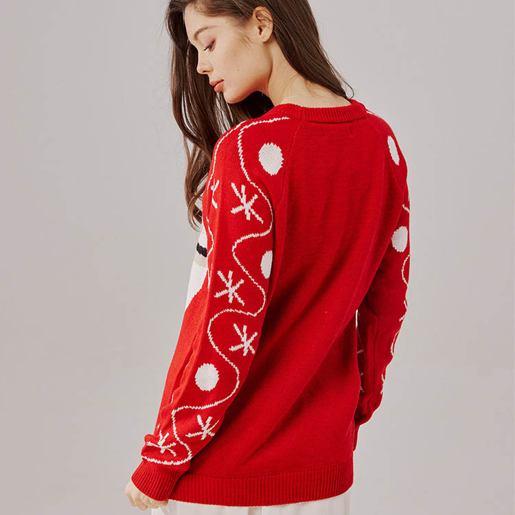 Cute Elk Red Ugly Christmas Sweater