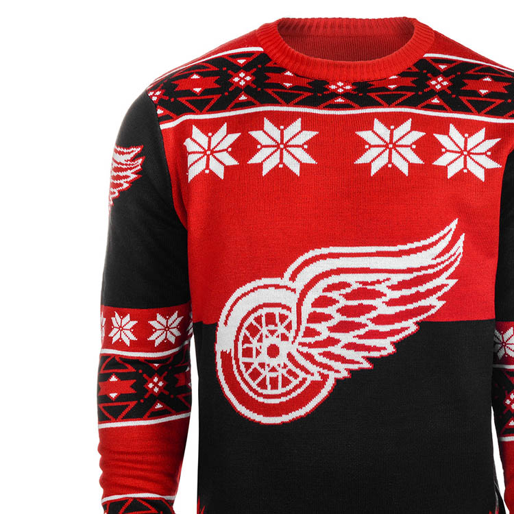 Hockey Men's Jacquard Knitted Xmas Pullover