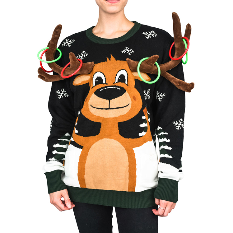 Ugly Deer Humping 3d Christmas Sweater