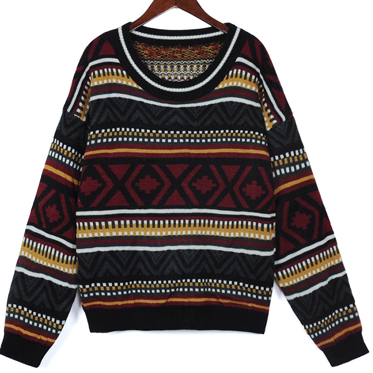 Autumn Winter Vintage Fashion Women Sweater