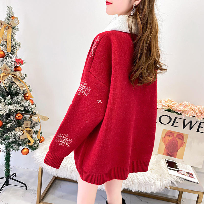 Ugly Christmas Oversize Sweater Women's