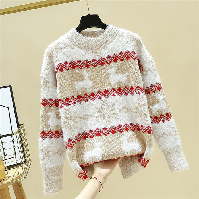 Ugly Christmas Knitted Sweater Women's