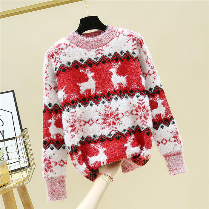 Ugly Christmas Knitted Sweater Women's