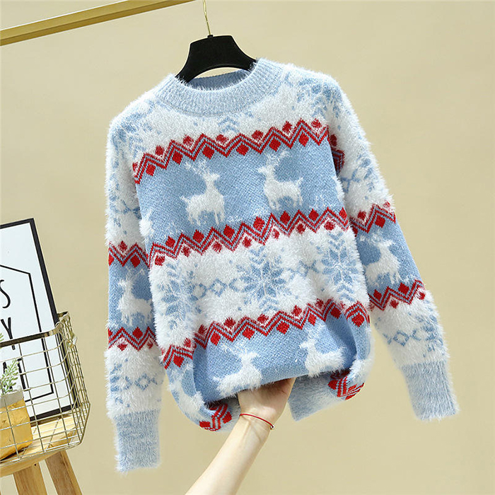 Ugly Christmas Knitted Sweater Women's