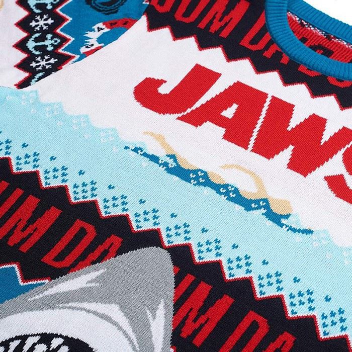 Funny Shark Pattern Xmas Jumpers