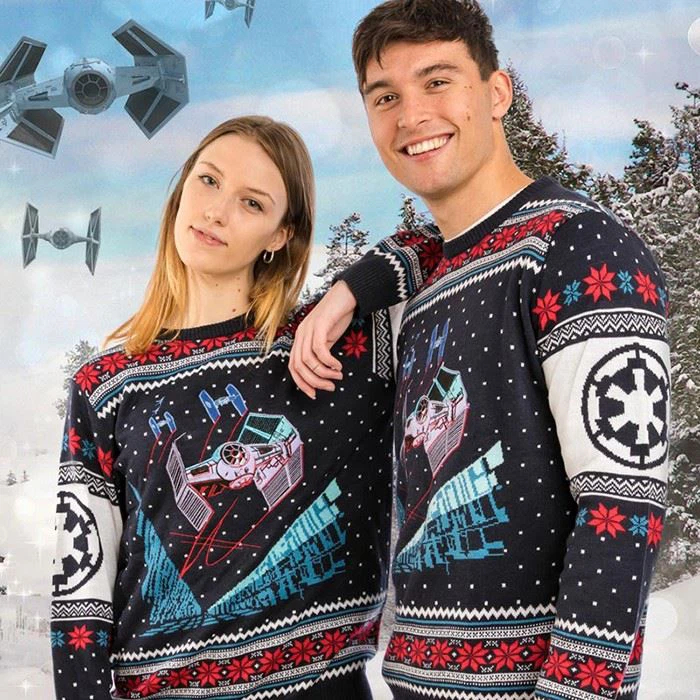 Trendy Tie Fighter Christmas Sweater