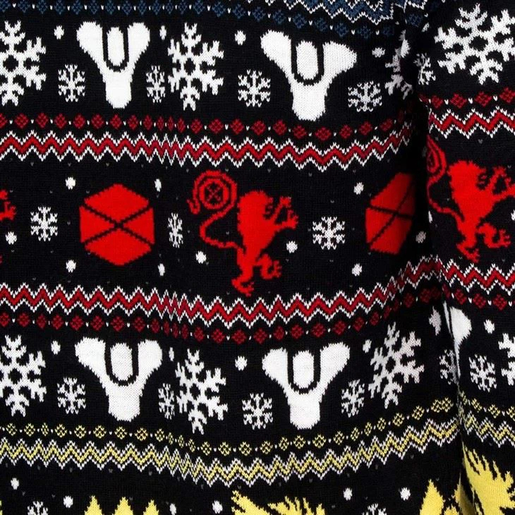 Black Ugly Knitted Christmas Sweater