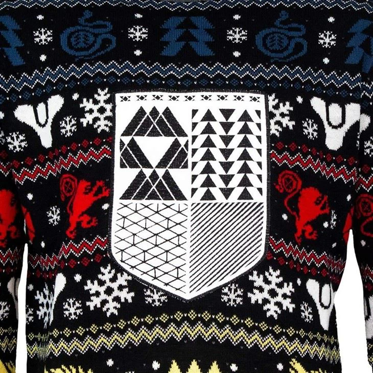 Black Ugly Knitted Christmas Sweater